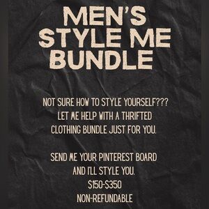 Men's Style Me Bundle - Custom Fashion Service